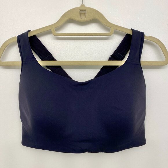 Lululemon Sports Bra All Powered Up Black 36 G - Picture 1 of 8